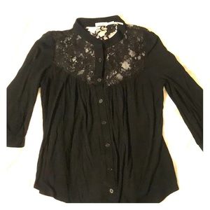 Kimchi Blue 3/4 lace blouse